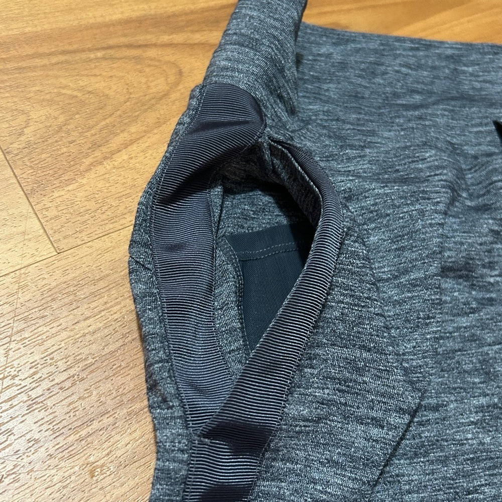 Athleta Skort Skirt Active Wear Golf Tennis Prep Gray W/Black Trim Heather SizeS - Picture 8 of 11